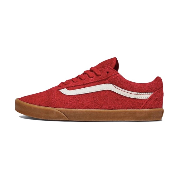 Vans Old Skool Lowpro Shoe Red Gum New With Tags - Picture 1 of 4
